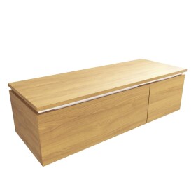Kúpeľňová skrinka SAT Feel 120x30x46 cm medový dub mat SATFEEL2120DMD SATFEEL2120DMD