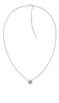 Calvin Klein Nadčasový oceľový náhrdelník Twiste Bezel Solitaire 35000769