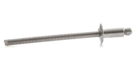 HAUSHALT Nerezové nity s guľatou hlavou 4,0x0,6 mm / Nity / 50 ks (10037372)
