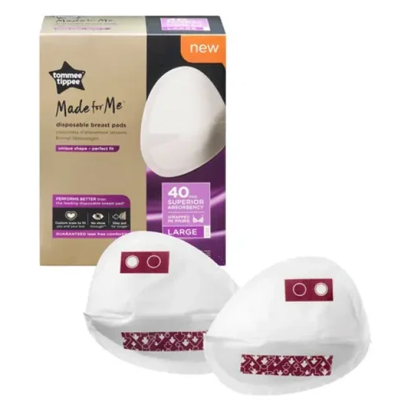 Tommee Tippee Vložky do podprsenky Made for Me 40ks veľ. L / od 0 mesiacov (423635TT)