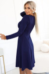 Dámske šaty 567-2 - NUMOCO tmavě modrá S