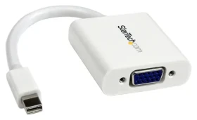 StarTech Mini DisplayPort na VGA biela / Adaptér / max. 1920x1200 / 60 Hz (MDP2VGAW)