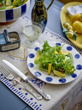 Bloomingville Tanier Linora Blue Ø 28 cm B