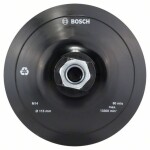 Bosch Accessories 2608601076 Podkladová podložka so suchým zipsom na pripevnenie brúsnych listov 115 mm Priemer 115 mm; 2608601076