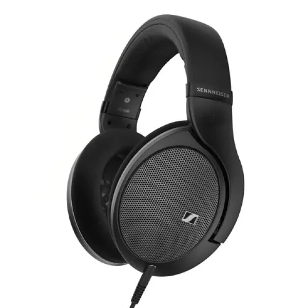 Sennheiser HD 550 čierna / otvorené drôtové slúchadlá / 3.5 mm a 6.3 mm / 1.8 m (700455)