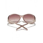 Outlet - GUESS okuliare Plastic Metal Round Sunglasses hnedé Béžová