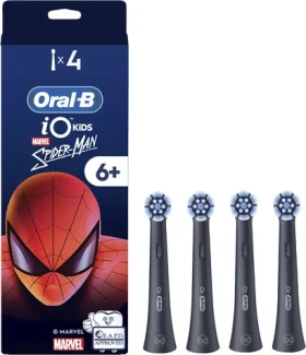 Oral-B iO Kids Spiderman čierna 4 ks / Náhradné hlavice / pre Oral-B iO Kids (iO refill 4 Spiderman)