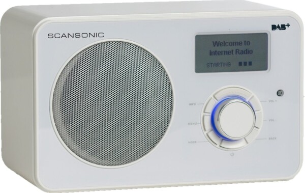 Scansonic SCANSONIC IN220BT FM/DAB+/INTERNET RADIO - HVID