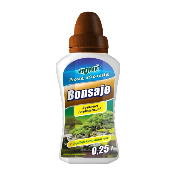 AGRO hnojivo pre bonsaje kvapalné 0,25 l