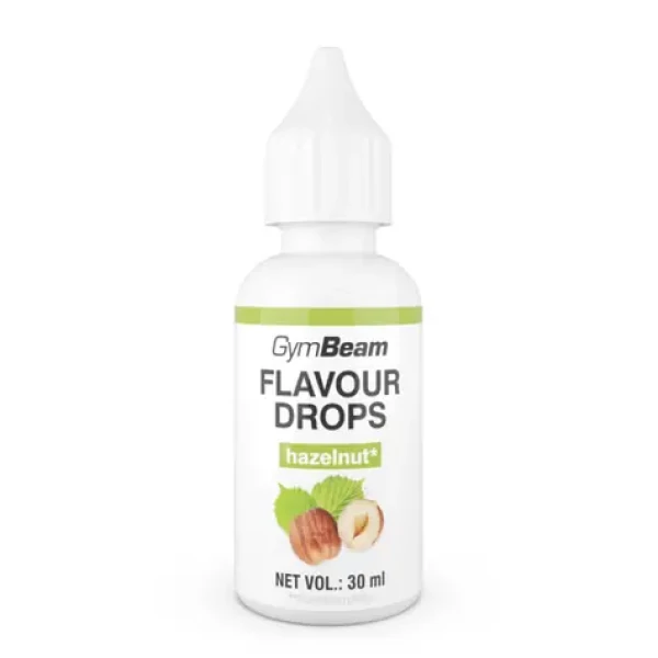 Flavour Drops - GymBeam (lieskový orech, 30 ml) (9037-5-hazelnut)