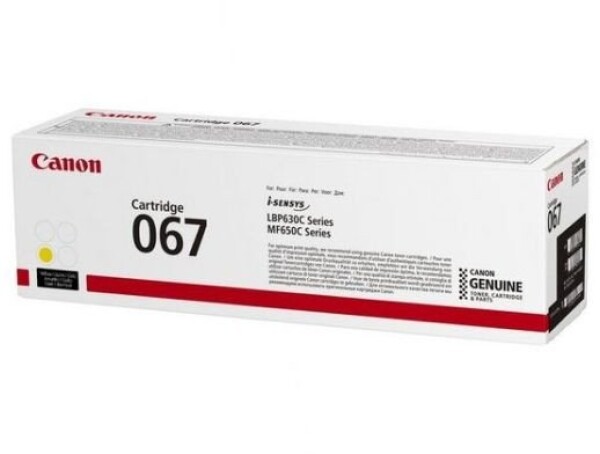 Canon Canon CRG 067 (5099C002) Toner Cartridge, Yellow (SPEC)