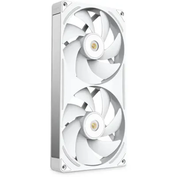 NZXT F280X RGB biela / Ventilátor / 2x 140mm / Fluid Dynamic Bearing / 41 dB @ 2400 RPM / 116 CFM (RF-U28PN-W1)