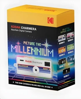 Kodak Charmera Millennium / Digitálny fotoaparát na kľúčenku / Blind Box / 1,6 Mpx CMOS / USB-C / microSD (RK0603)