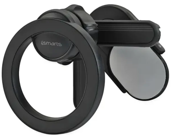 4smarts MagSafe držiak telefónu pre monitor a auto čierna / Držiak / Magnetický / Nosnosť 1,5 kg (541042)