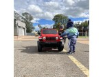 Mamido Elektrické autíčko Jeep Wrangler Rubicon 4x4 červené