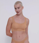 Dámsky top ZERO Feel 2.0 - BROWN - svetlohnedý 00CM - SLOGGI BROWN L