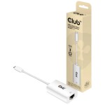 CLUB3D CAC-1519 sieťový adaptér USB-C na RJ-45 biela / 1Gbps (CAC-1519)