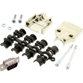 MH Connectors MHDTPK9-DM9P-K sada D-SUB kolíkové lišty 180 ° Pólov: 9 spájkovaný 1 ks; MHDTPK9-DM9P-K
