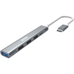 Marvo UH008 strieborná / USB hub / 1x USB-A 3.0 / 3x USB-A 2.0 / 1x USB-C (UH008)