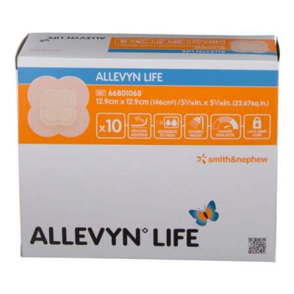 ALLEVYN Life krytie na rany 12,9 x 12,9 cm 10 ks