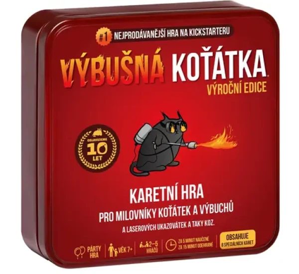 Asmodee Výbušné mačiatka: Výročná edícia