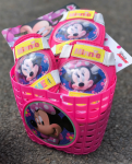 Mamido Košík na bicykel, kolobežku Minnie Mouse ružová