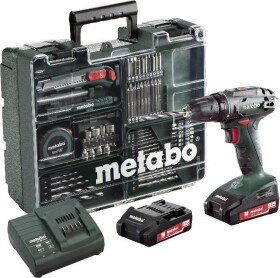 Metabo BS 18 MD SET / Aku Vŕtací skrutkovač / 18V / 2x2.0Ah / 10mm skľučovadlo / 1600 ot-min / 48 Nm (602207880)