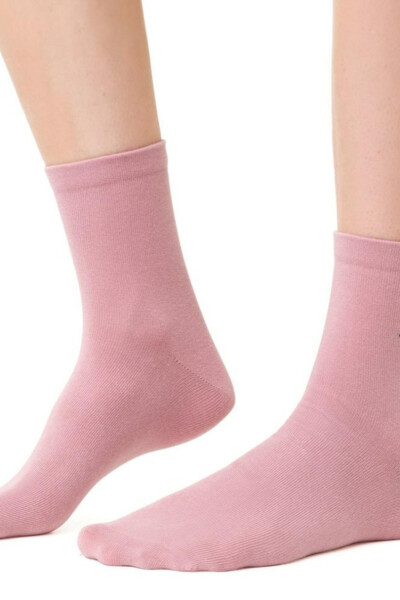 Dámske vzorované ponožky 099 Růžová 35-37