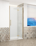 GELCO TRINITY GOLD dvere do niky pravé, 1000 matné sklo, GT1210MR-G GT1210MR-G