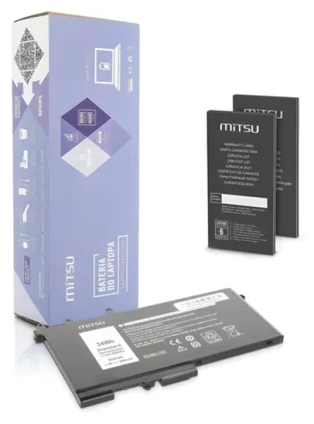 Batéria pre DELL Latitude E5280, E5580 / Batéria pre notebook / 11,4 V / 3000 mAh / 34 Wh (BC/DE-E5580)