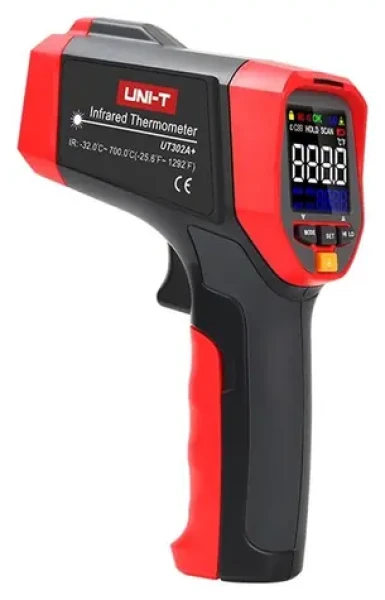 UNI-T UT302A+ / Infračervený teplomer / -32 až 700 °C / laser / D:S 20:1 (UT302A+)