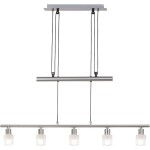 Brilliant Lea G32473/77 závesné svietidlo LED E14 15 W chróm; G32473/77