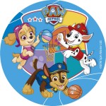 Fondánový papier Paw Patrol basketbal 15,5 cm - Dekora - Dekora