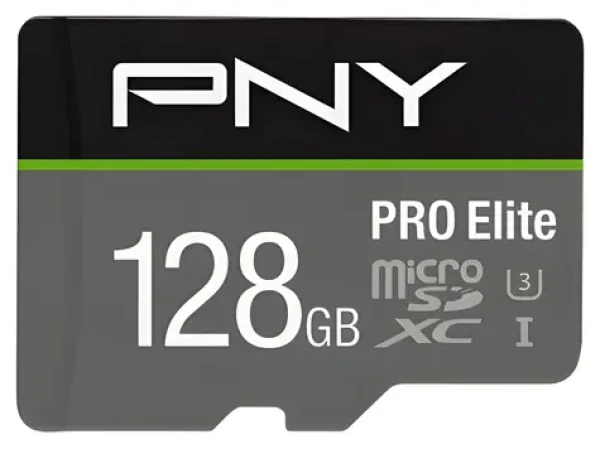 PNY PRE Elite microSDXC 128 GB / Pamäťová karta / Class 10 / UHS-I U3 / 100/90 MB/s (P-SDU128V31100PRO-GE)