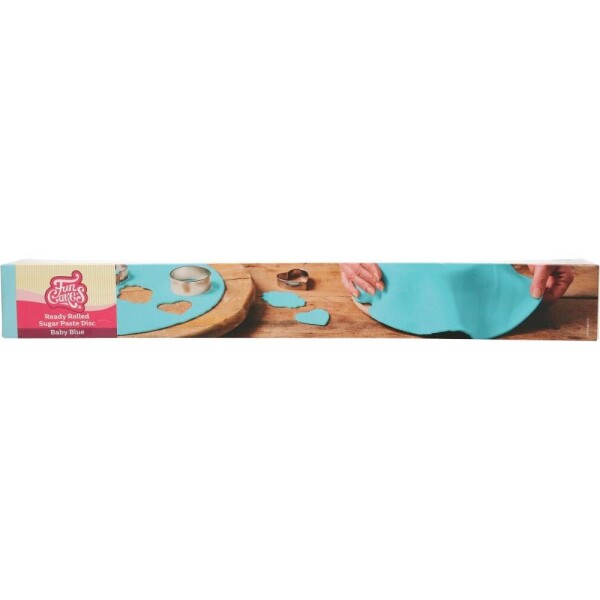 Rolovaná potahovací hmota svetlomodrá 430 g - FunCakes
