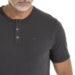 Bushman Pánske henley tričko Wray II, tmavošedé XXXL
