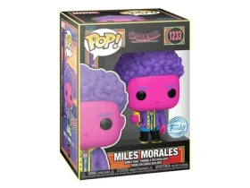 Funko POP! Spider Man Across the Spider Verse Miles Morales (Blacklight) (MARVEL) Metallic Special Edition