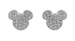Disney Blyštivé oceľové náušnice Mickey Mouse E600186NSL.CS