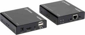 Manhattan MANHATTAN 1080p HDMI KVM over IP Extender Set HDMI mit 1080p60Hz bis zu 120 m �ber ein Cat6-Netzwerkkabel oder IP-f�higes Netzwerk