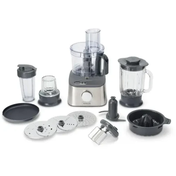 Kenwood MultiPro Compact+ FDM316SS strieborná / Kuchynský robot / 800 W / 2,1 l / integrovaná váha (0W22011047)