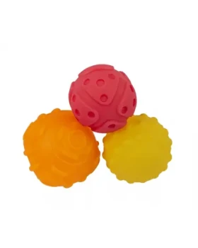 Playgro - Štruktúrované loptičky pre rozvoj motoriky 3ks
