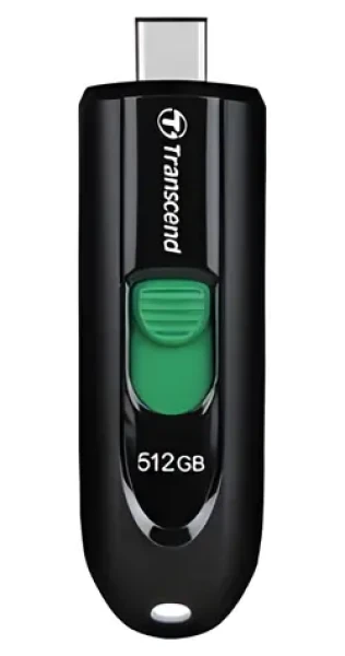 Transcend JetFlash 790C 512GB čierna / Flash disk / USB-C 3.2 Gen 1 (TS512GJF790C)