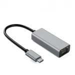 USB-C na RJ45 sieťový adaptér / Sieťový adaptér / 10/100/1000 Mbit/s / hliníkové telo (IACRJ)