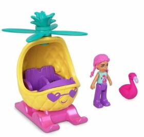 Mattel Polly Pocket Pollyville - Ananásová helikoptéra