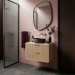 REA - Kúpeľňová skrinka pod umývadlo Mono 60cm Beige REA-M0408