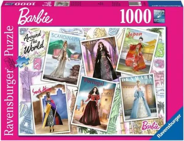 Ravensburger Puzzle Barbie: Okolo sveta