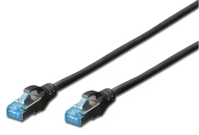 Digitus černá / Patch kabel / SF/UTP / Cat.5e / RJ45 / 3 m (DK-1531-030/BL)