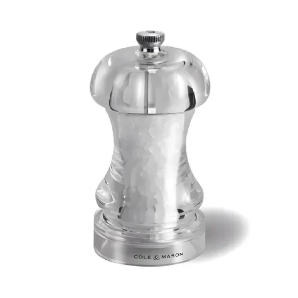 ColeMason Capstan Mlynček na soľ / 11,5 cm / akryl / keramický mlecí mechanizmus (H14502P)