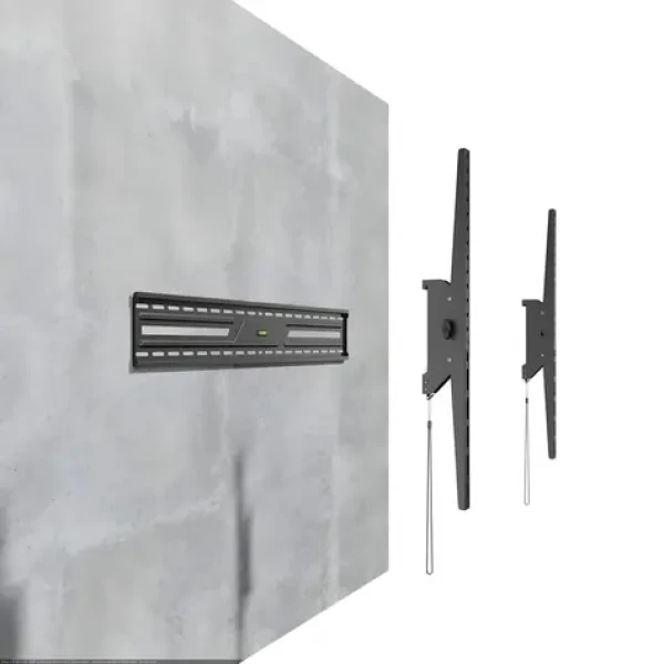 Nástenný držiak TV čierny / Držiak TV / 43-100" / nosnosť 75 kg / VESA do 900x600 (WM-100T-01)