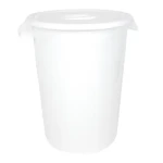 Denox Industrial biela / Nádoba na odpad s vekom / 100 l / HDPE plast / Gastro